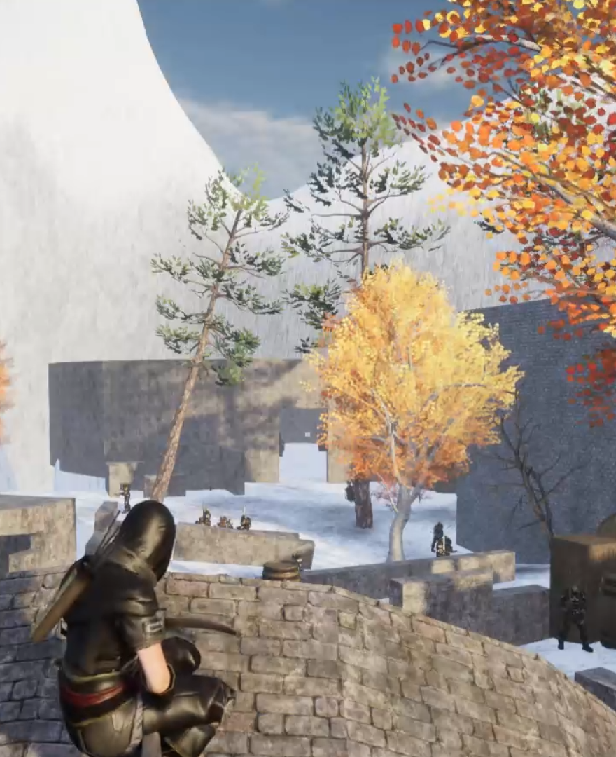 Niveau réalisé sur Unreal Engine